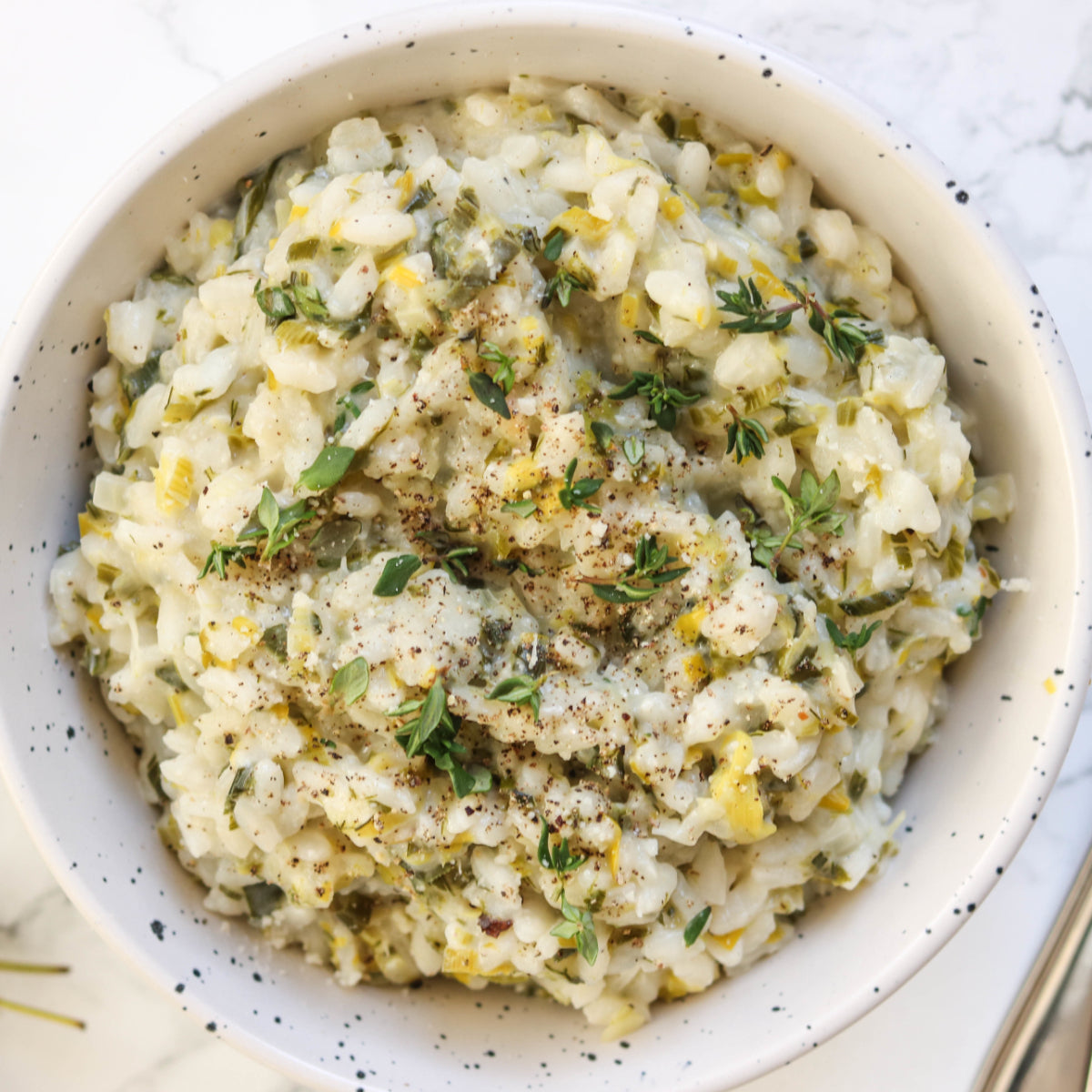 Creamy Leek Risotto