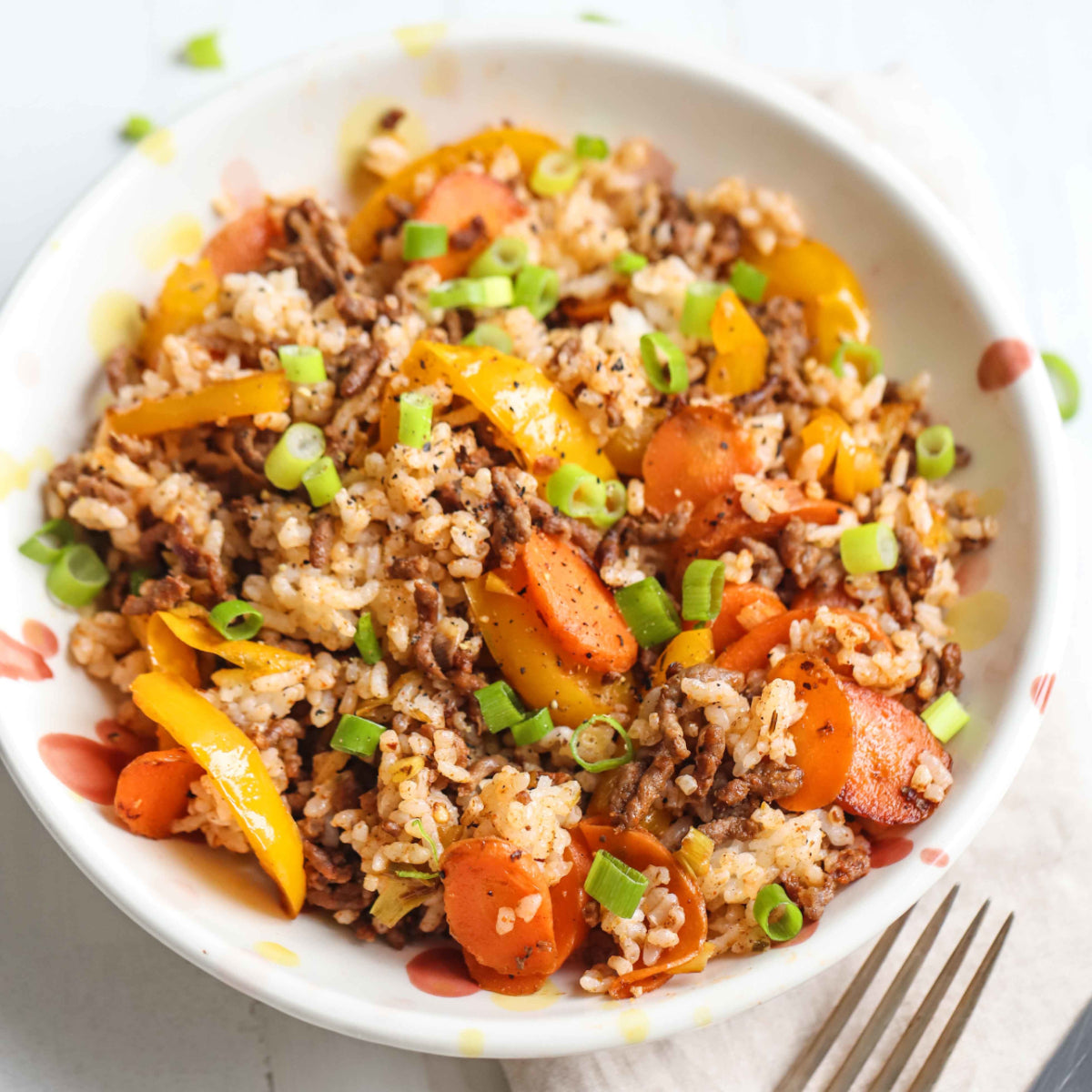 Cajun Beef & Vegetable Rice
