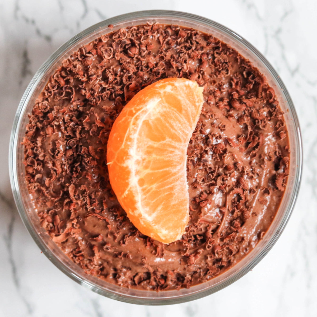 Vegan Orange  Chocolate Mousse