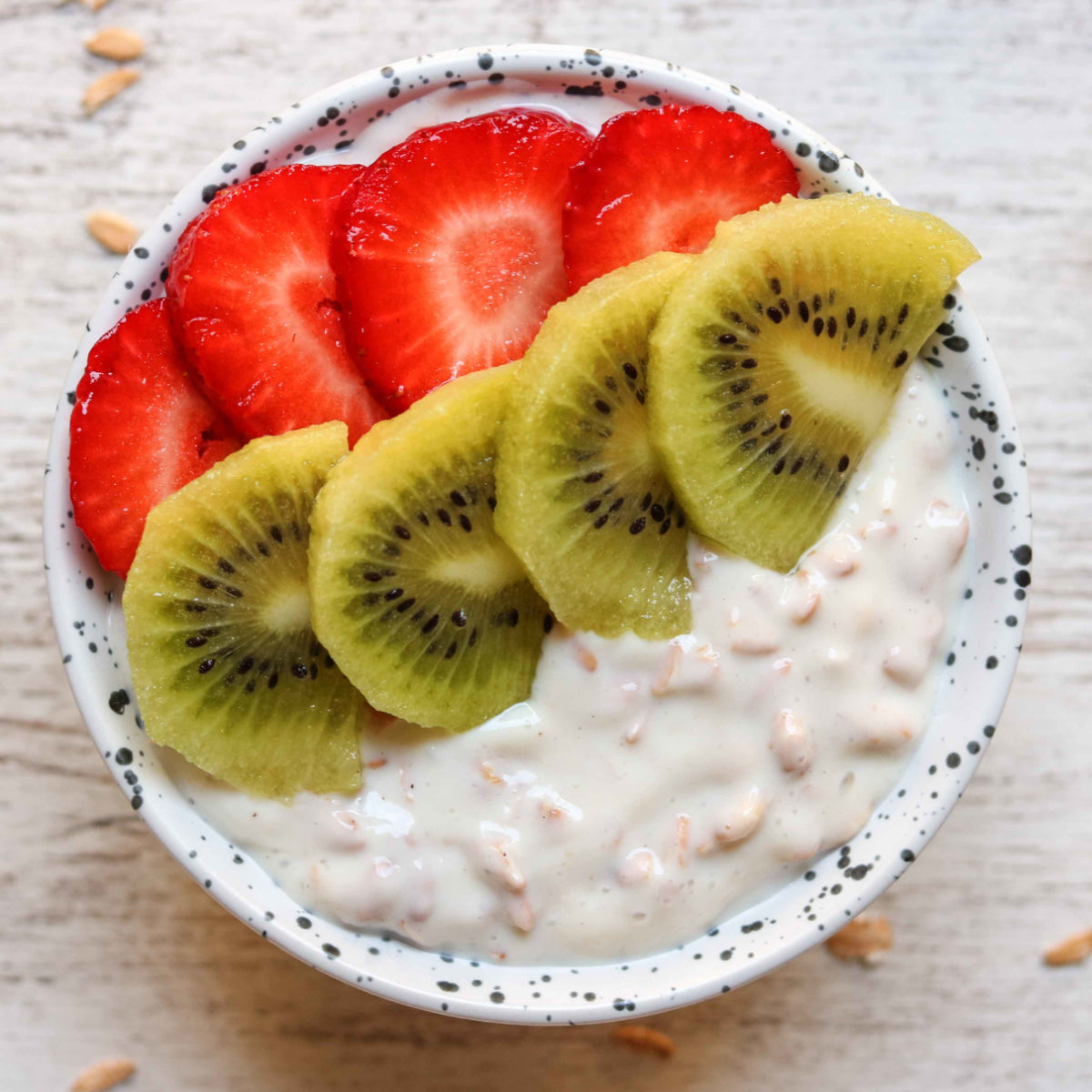 Overnight Vanilla Yogurt Oats