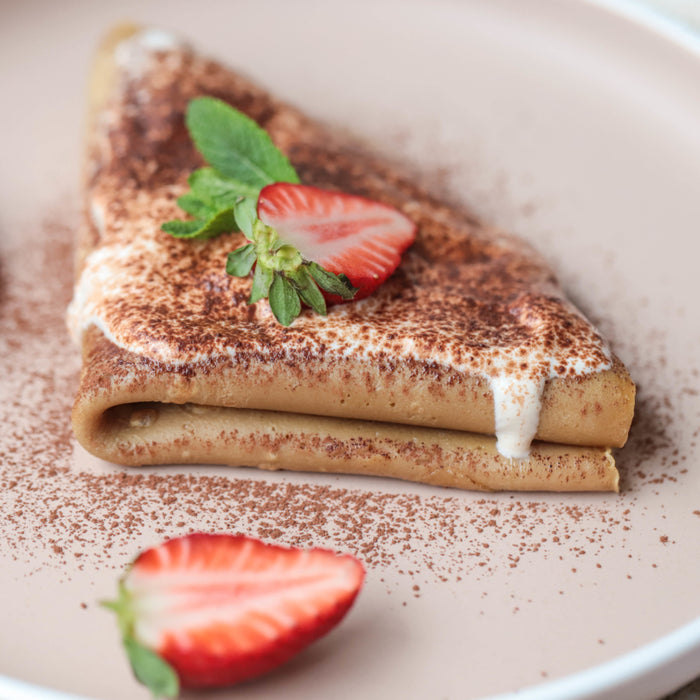 Tiramisu Protein Pancakes