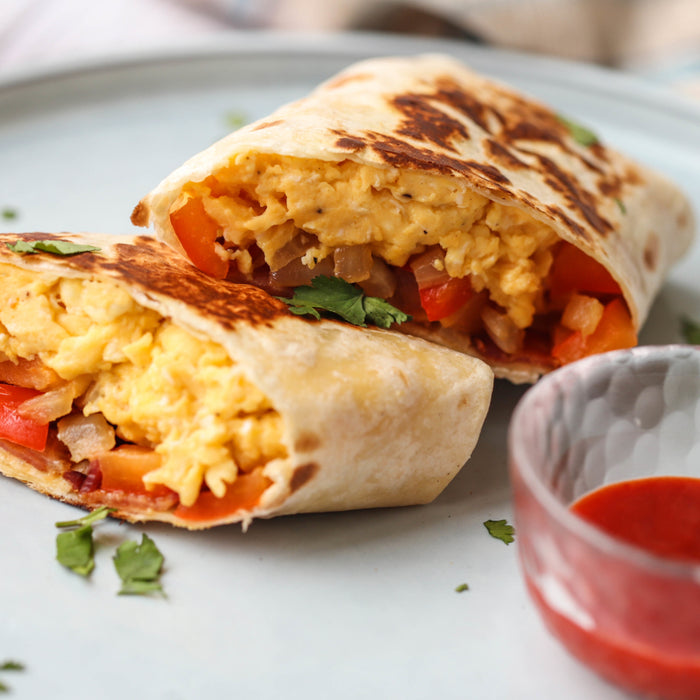 High Protein Breakfast Burrito