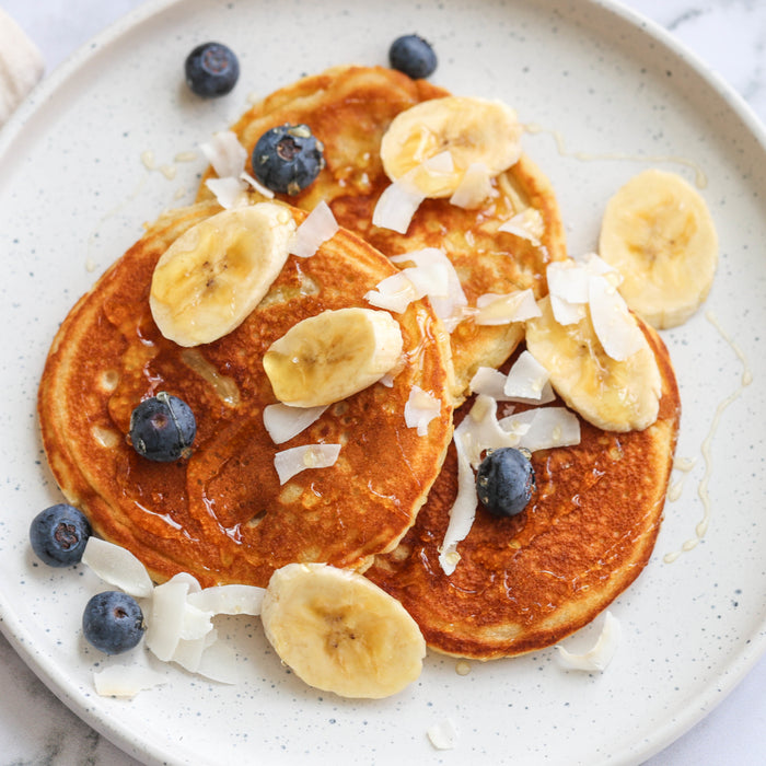 Banana & Coconut Pancakes