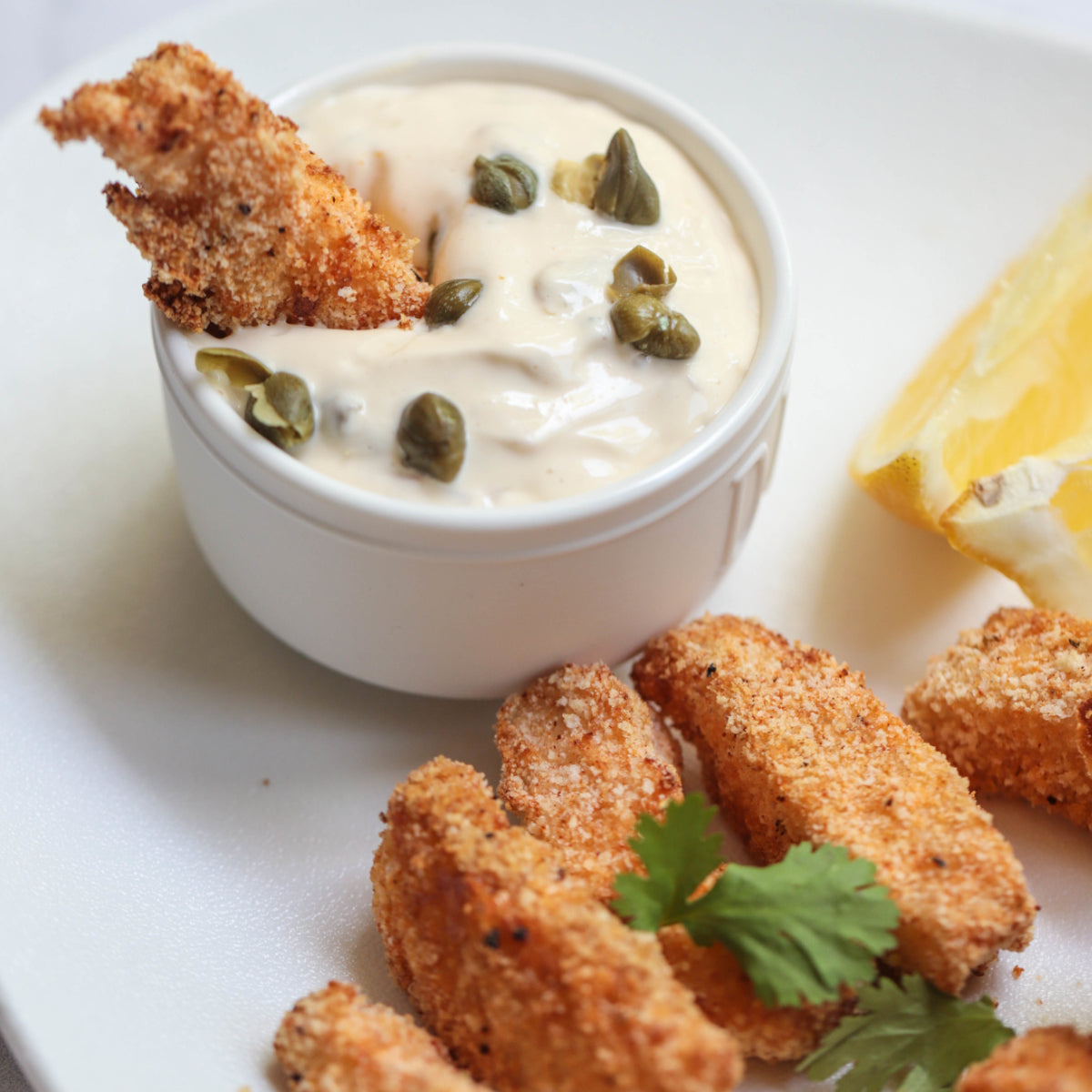 Air Fryer Fish Fingers & Tartar Sauce