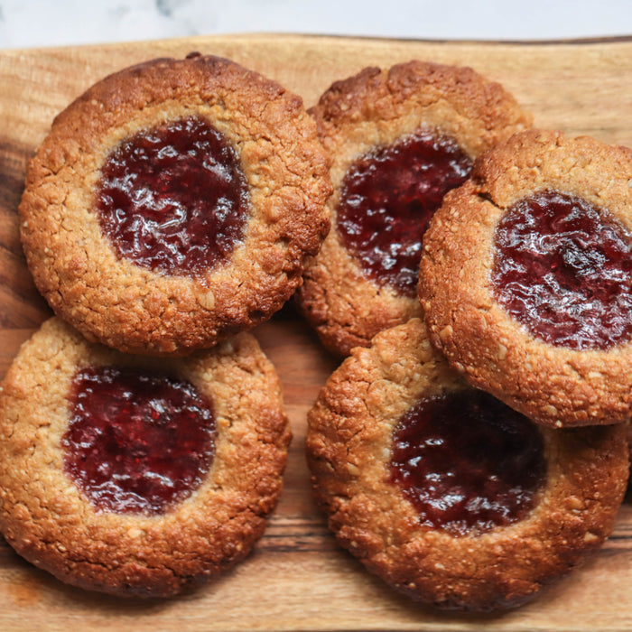 Oatmeal & Jam Cookies