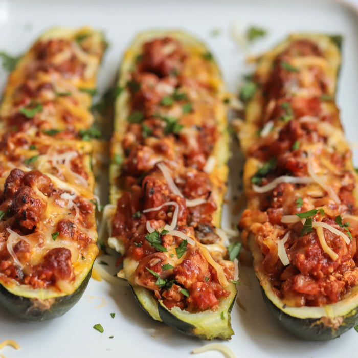 Bolognese Zucchini Boats