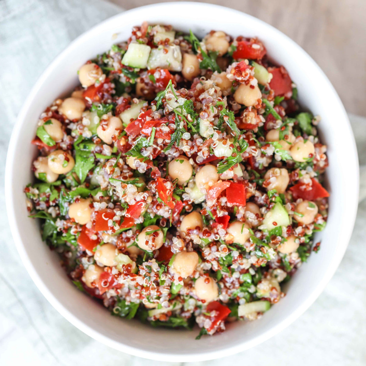 Chickpea &  Quinoa Tabbouleh