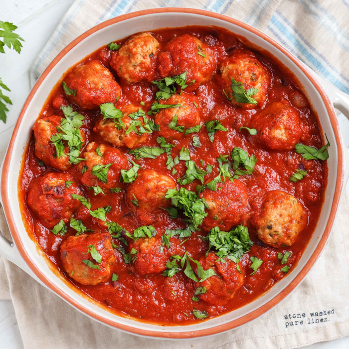 Pork Meatballs In  Tomato Sauce