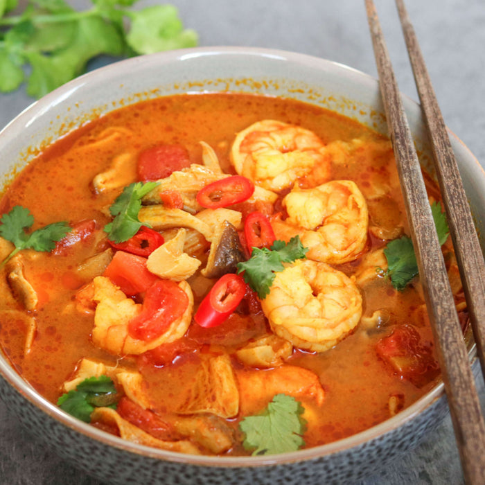 Tom Yum Soup  With Prawns