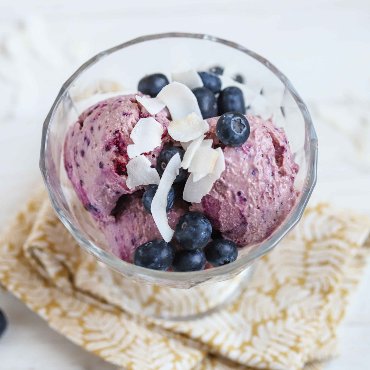 Blueberry Protein Ice Cream