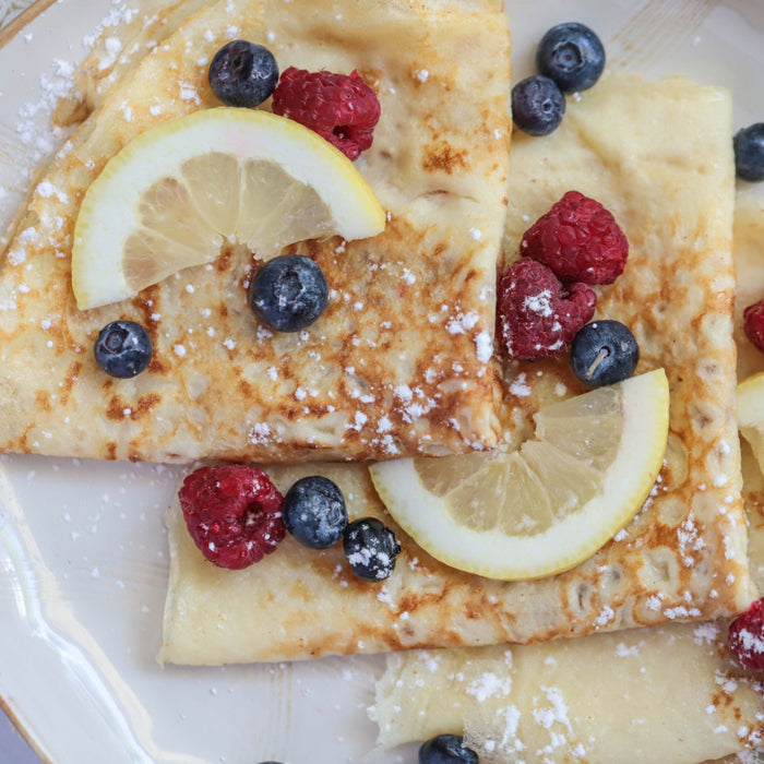 Crepes with Lemon & Sugar