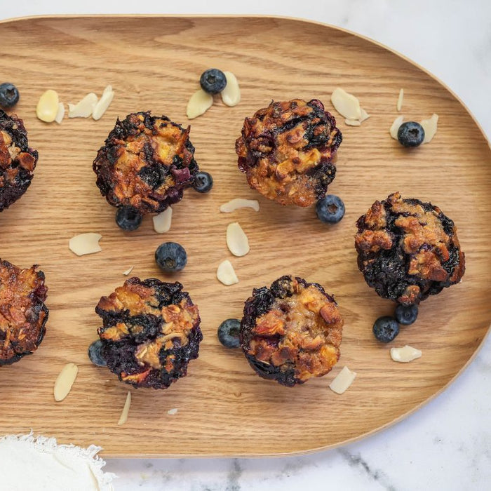 Peach Blueberry Muffins