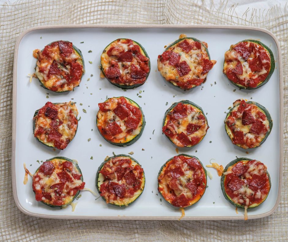 Zucchini Pizza Bites