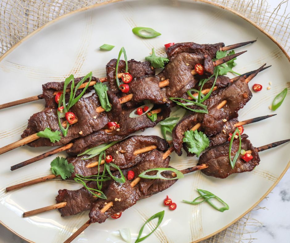 Teriyaki Beef Skewers