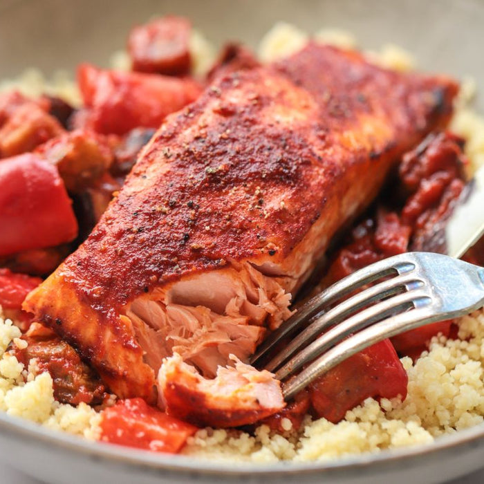 Harissa Roasted Salmon