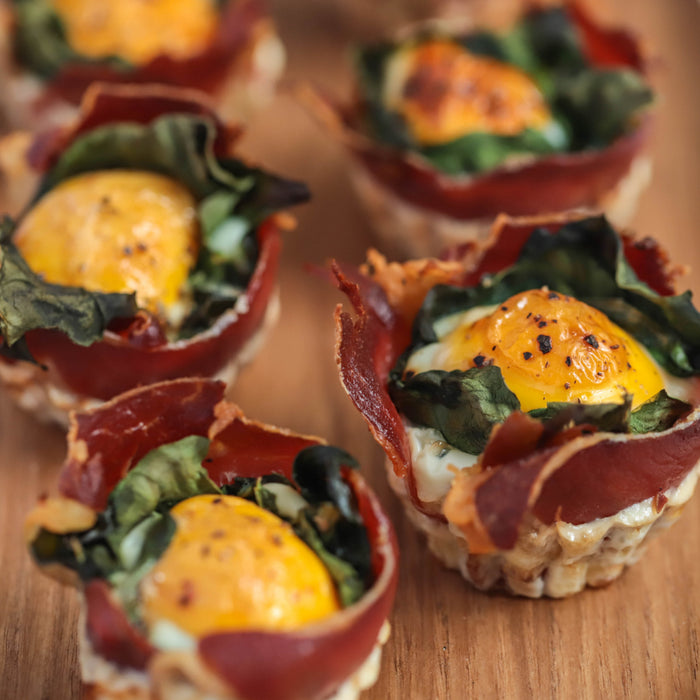Bacon, Spinach & Egg Cups