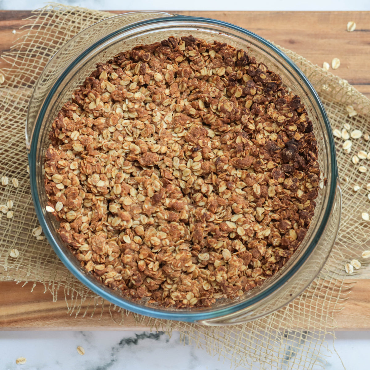 Healthy Apple Crumble