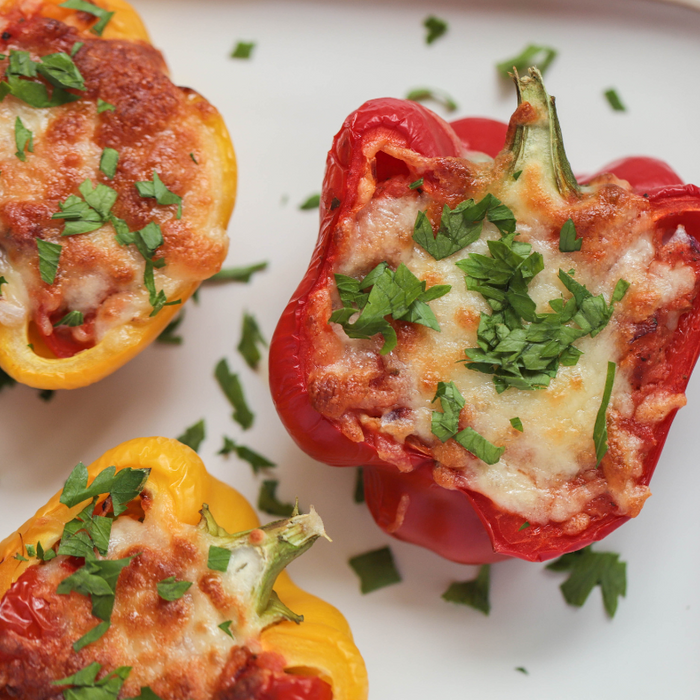 Pulled Pork Stuffed Peppers