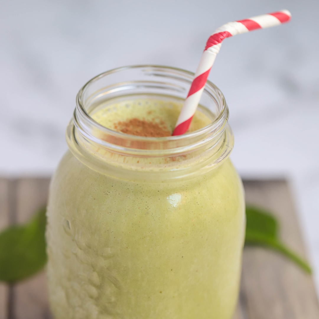 Peanut Butter Vanilla Green Smoothie