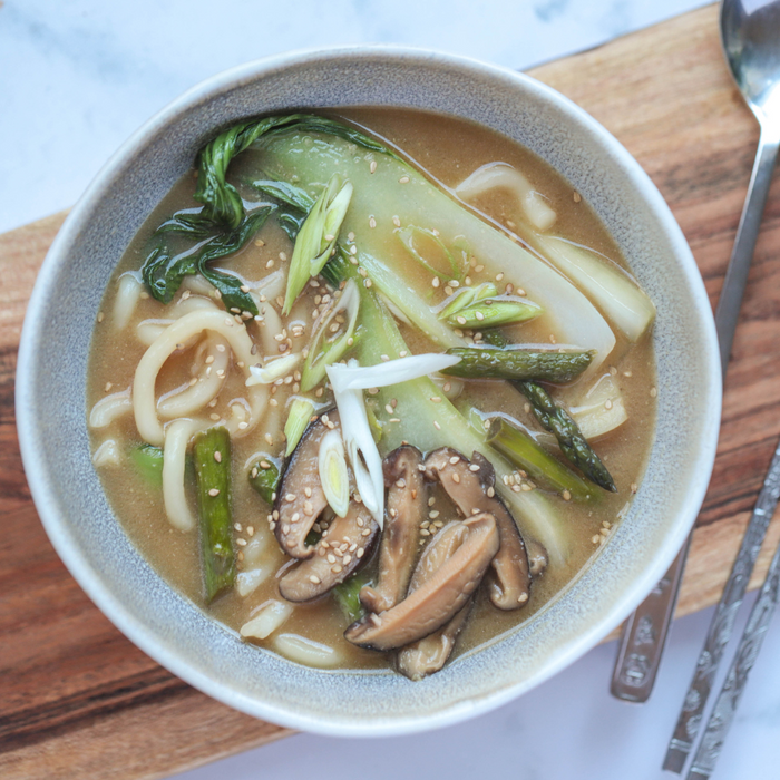 Vegetable Udon Noodle Soup