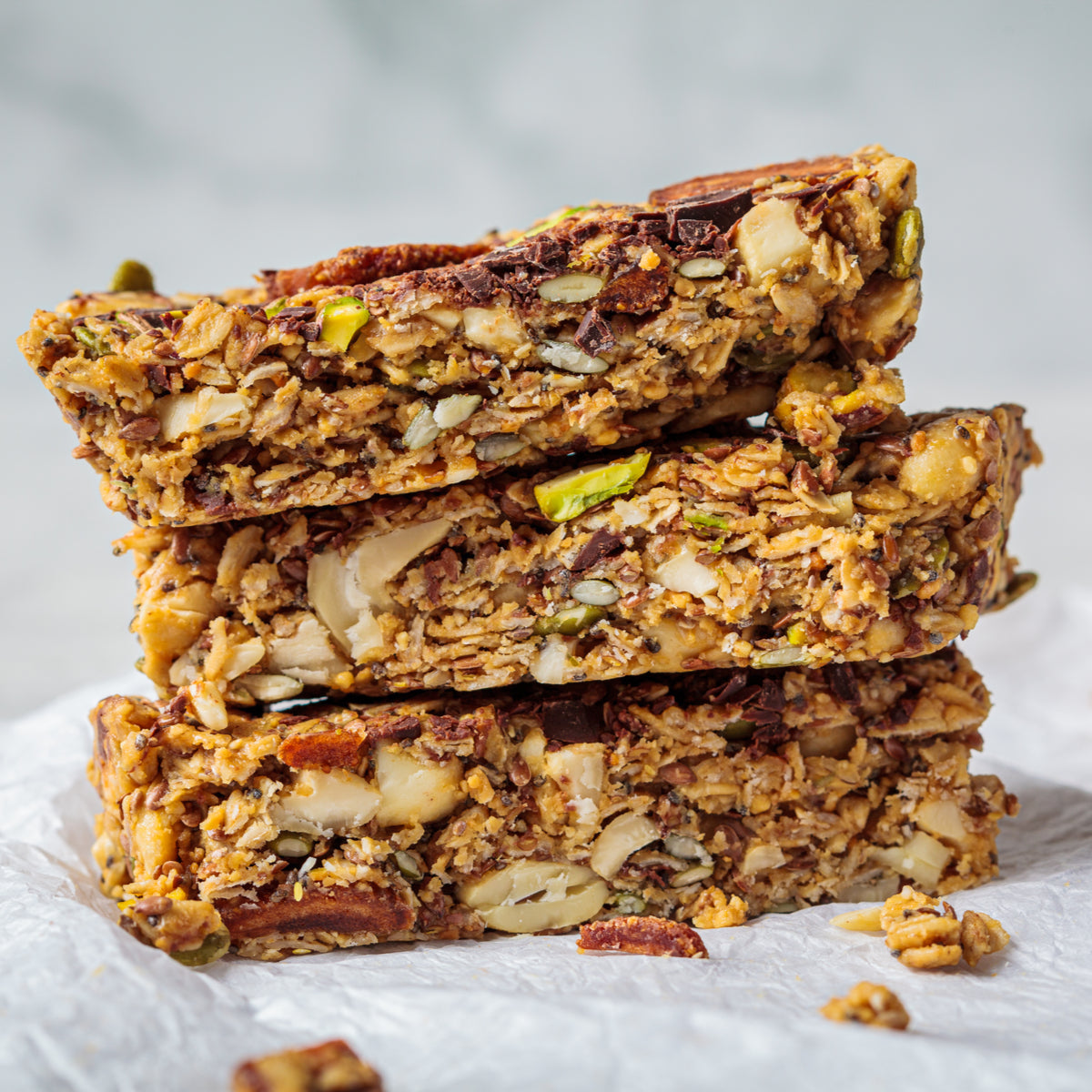 Pistachio Oat Squares