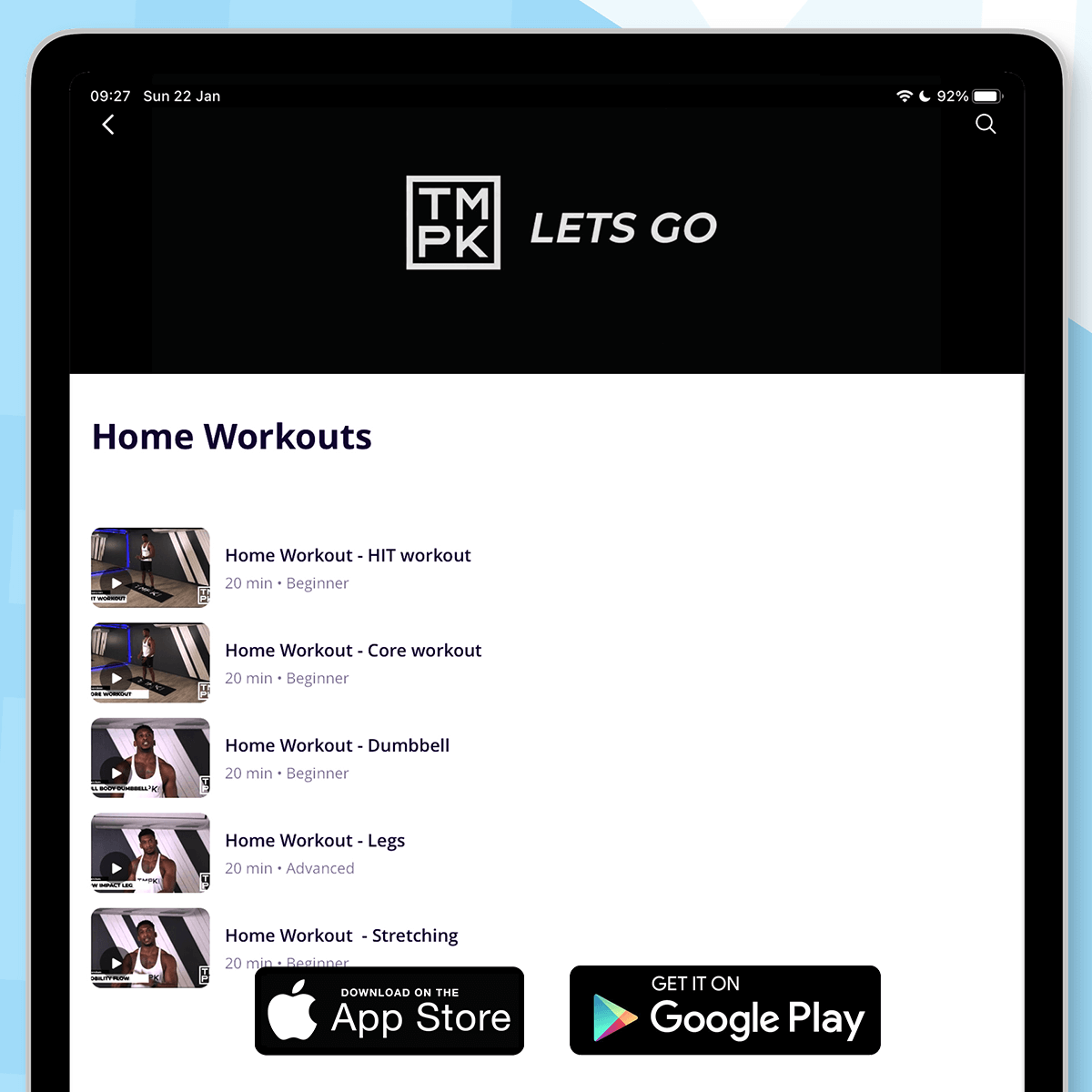 Home & Gym workouts
