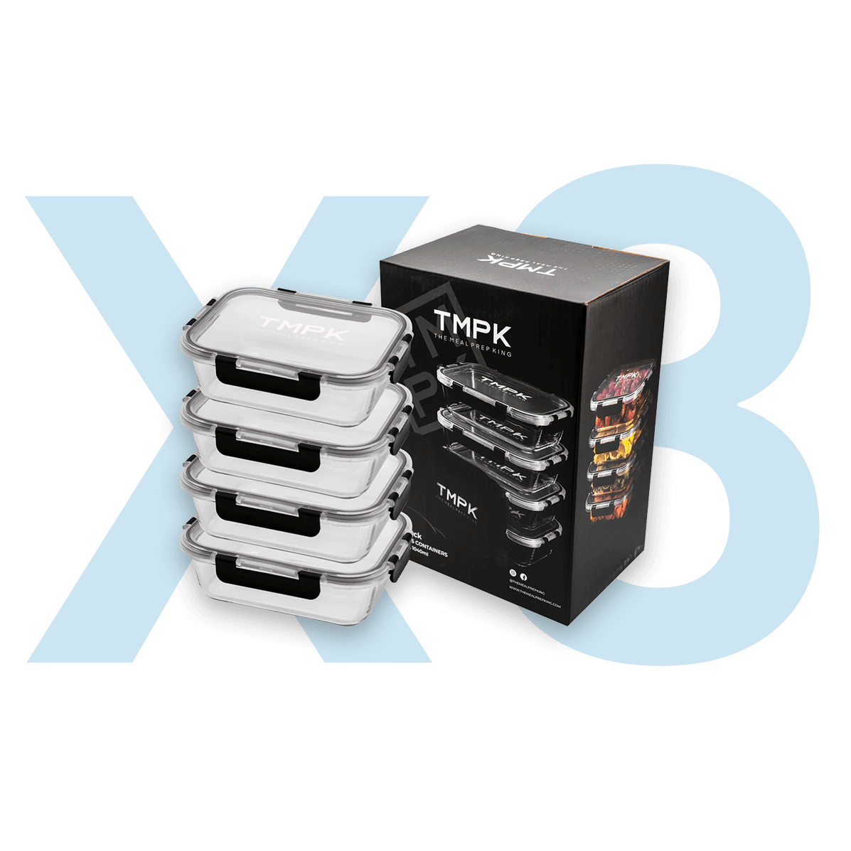 The Meal Prep King Glass Container Bundle — TMPK Store